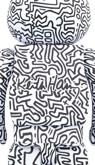 MEDICOM TOY BE@RBRICK 1000% Collectible Vinyl Art Figure - Keith Haring #4 Limited Edition for Home Decor & Pop Culture Display