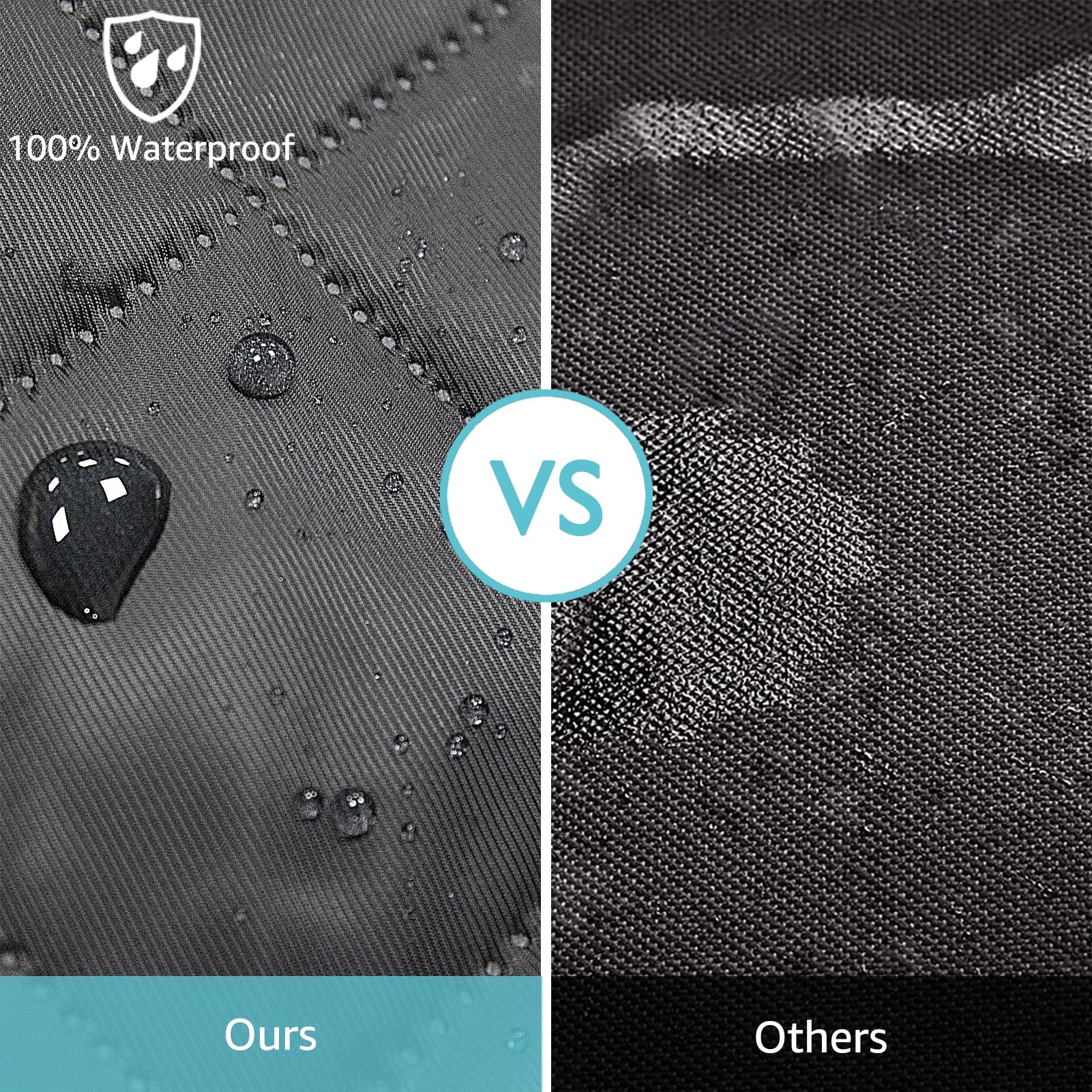 Waterproof Dog Car Seat Cover - Durable Scratchproof Nonslip Pet Hammock for Back Seat with Mesh Window | Universal Fit for All Vehicles | Perfect for Road Trips & Daily Commutes (Black, Standard Size)