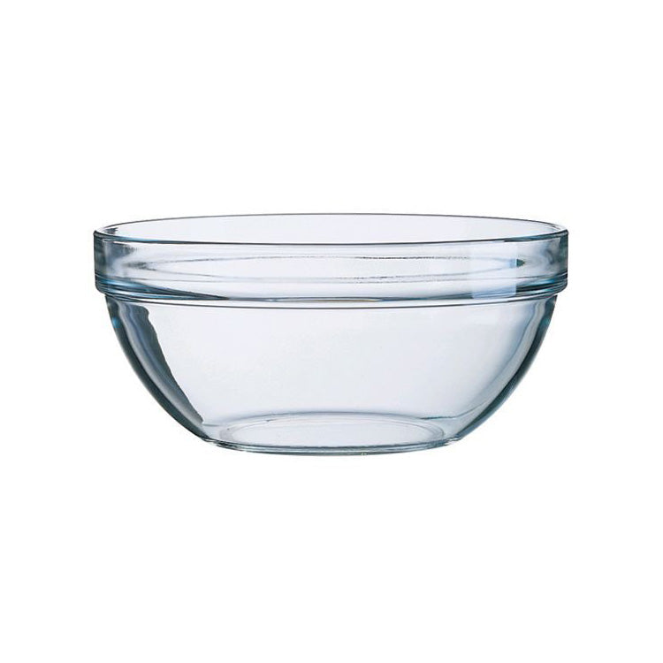 Arcoroc E9155 Stackable 1.25 oz Small Bowls - Set of 6 Durable Glass Bowls for Appetizers, Desserts, Snacks - Perfect for Party Serving, Kitchen Storage & Daily Use