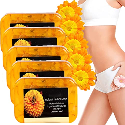 **Organic Anti-Cellulite Firming Soap - Natural Fat Burning & Skin Tightening for All Skin Types - 5Pcs Pack - Perfect for Post-Workout, Weight Loss & Body Contouring**