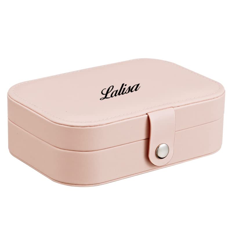 Custom Travel Jewelry Organizer Box with Ring Holder - Stylish Jewelry Storage for Women, Perfect Bridesmaid Gift & On-the-Go Accessory for Travel, Weddings, and Daily Use