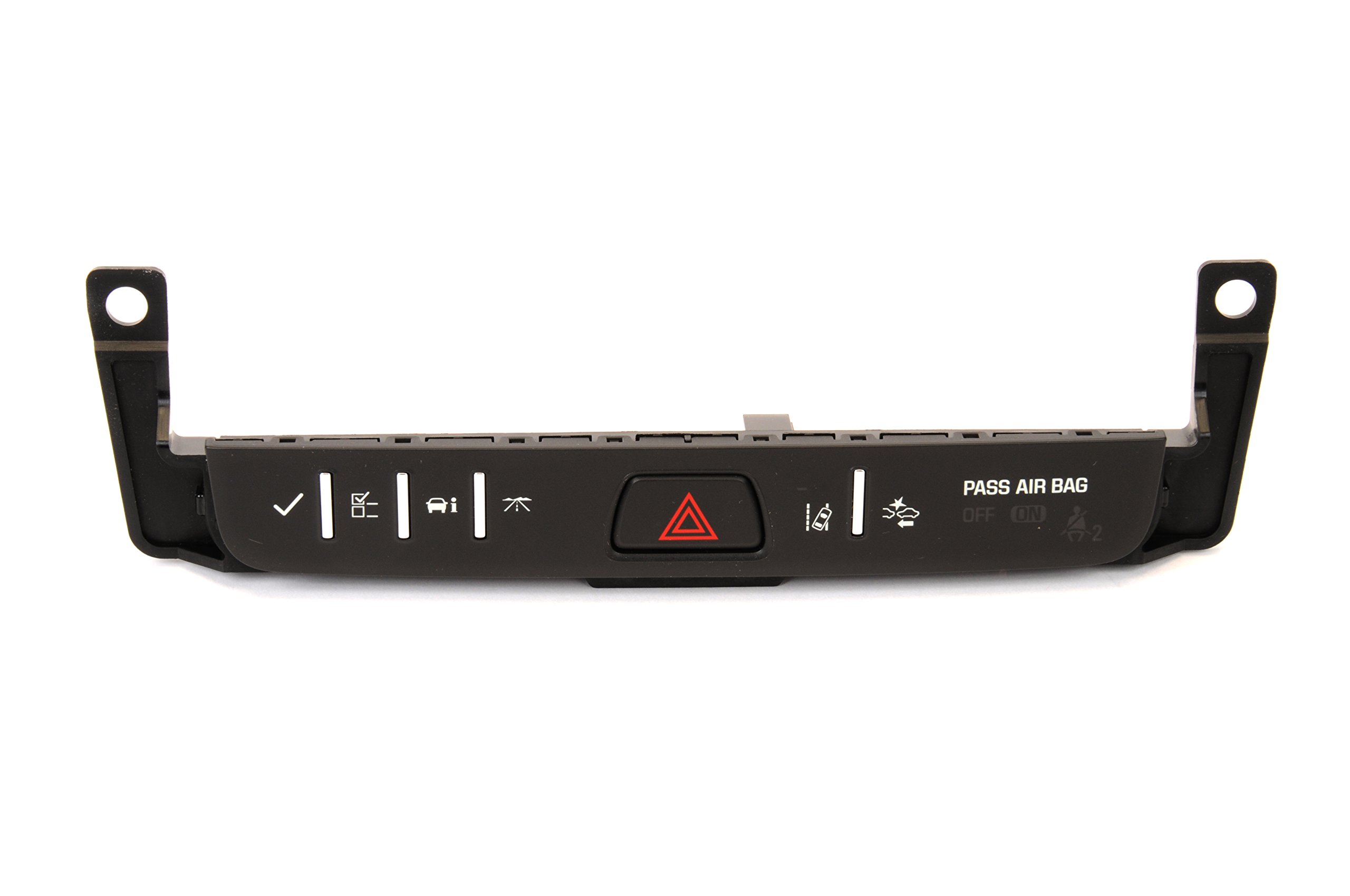 GM Genuine Parts 23369964 Black Hazard Warning Switch - Replacement for GM Vehicles | Emergency Flasher Button for Safe Driving in Low Visibility Conditions