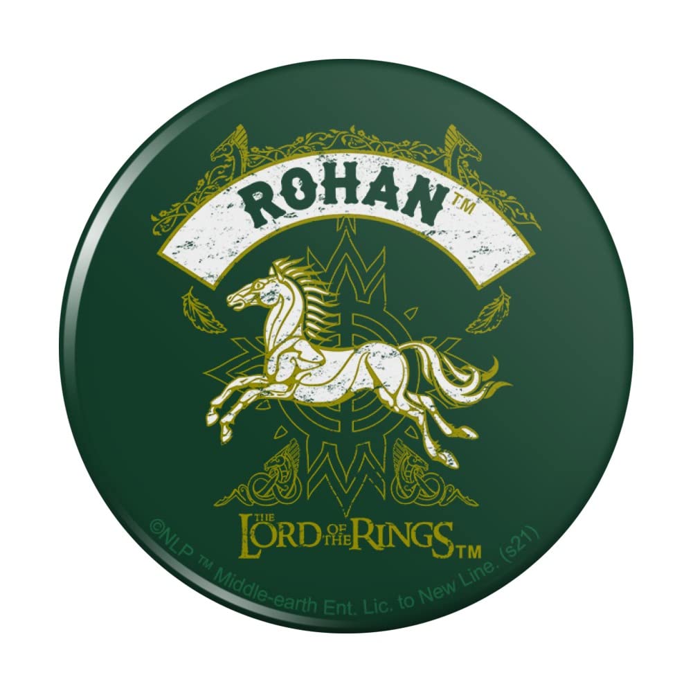 The Lord of the Rings Rohan Refrigerator Magnet - Middle-earth Inspired Kitchen Decor for Fans - Perfect for Fridge, Lockers & Office Spaces