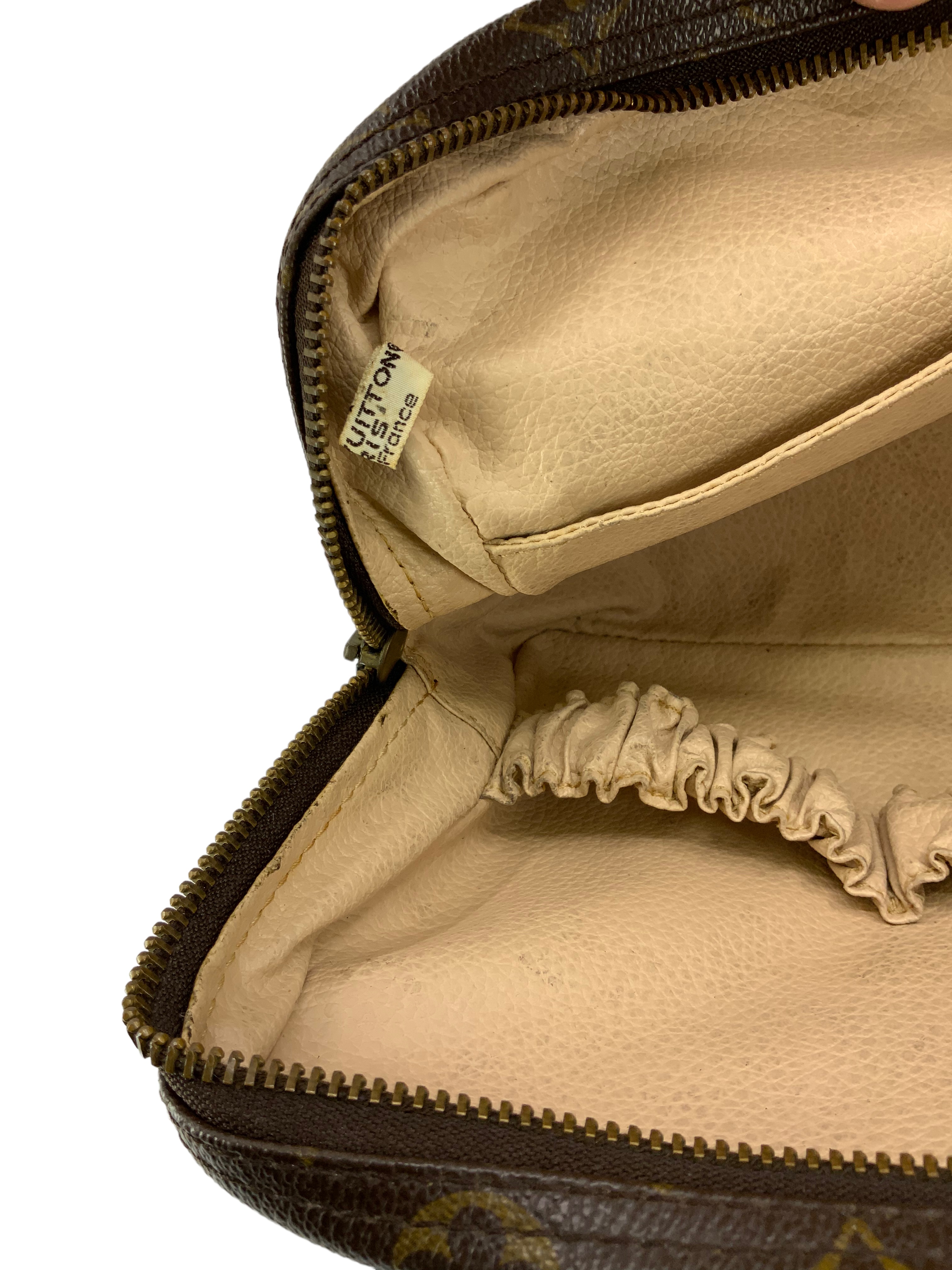 Authentic Louis Vuitton Vintage Monogram Canvas Trousse Toilette 28 Cosmetic Bag Pouch - Luxury Travel & Everyday Makeup Organizer for Women