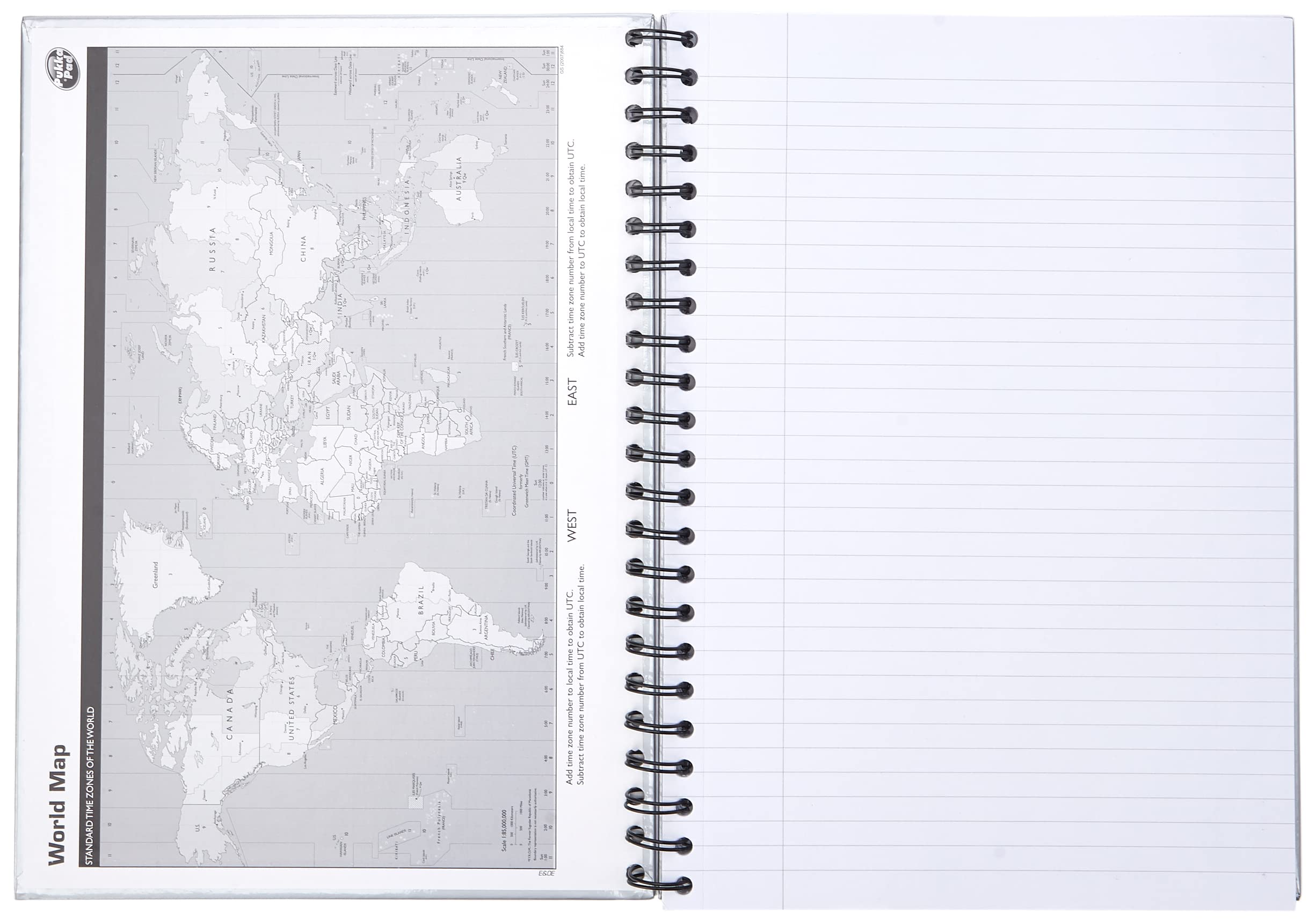 Pukka Pad A4 Wirebound Notebook - Hardback, Perforated & Ruled with Margin, 160 Pages, 90gsm Silver Refillable (Pack of 5) - Perfect for Office, School, Journaling & Note Taking