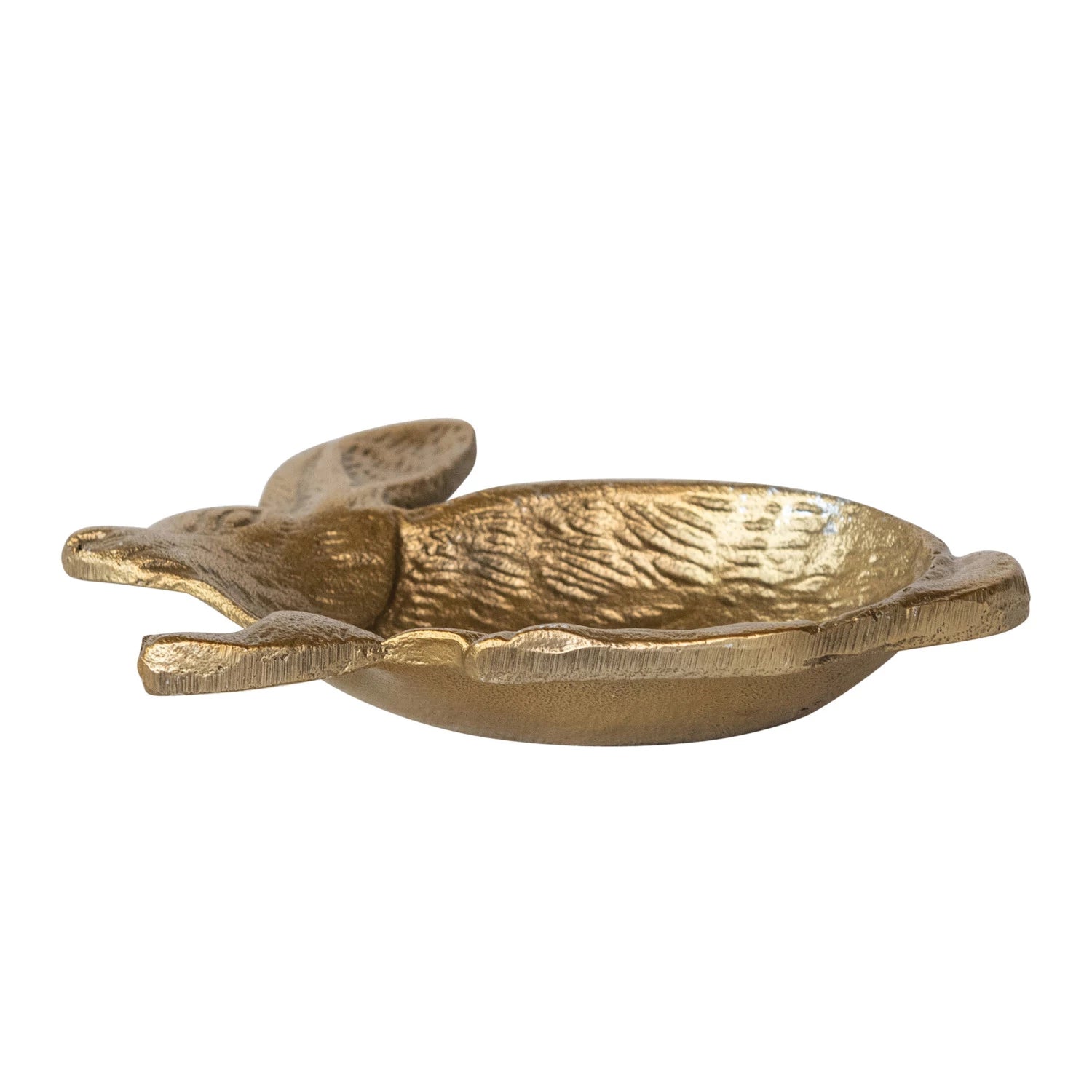 24K Gold Plated Rabbit Dish - Elegant Decorative Bowl for Home Decor, Gift Giving & Special Occasions