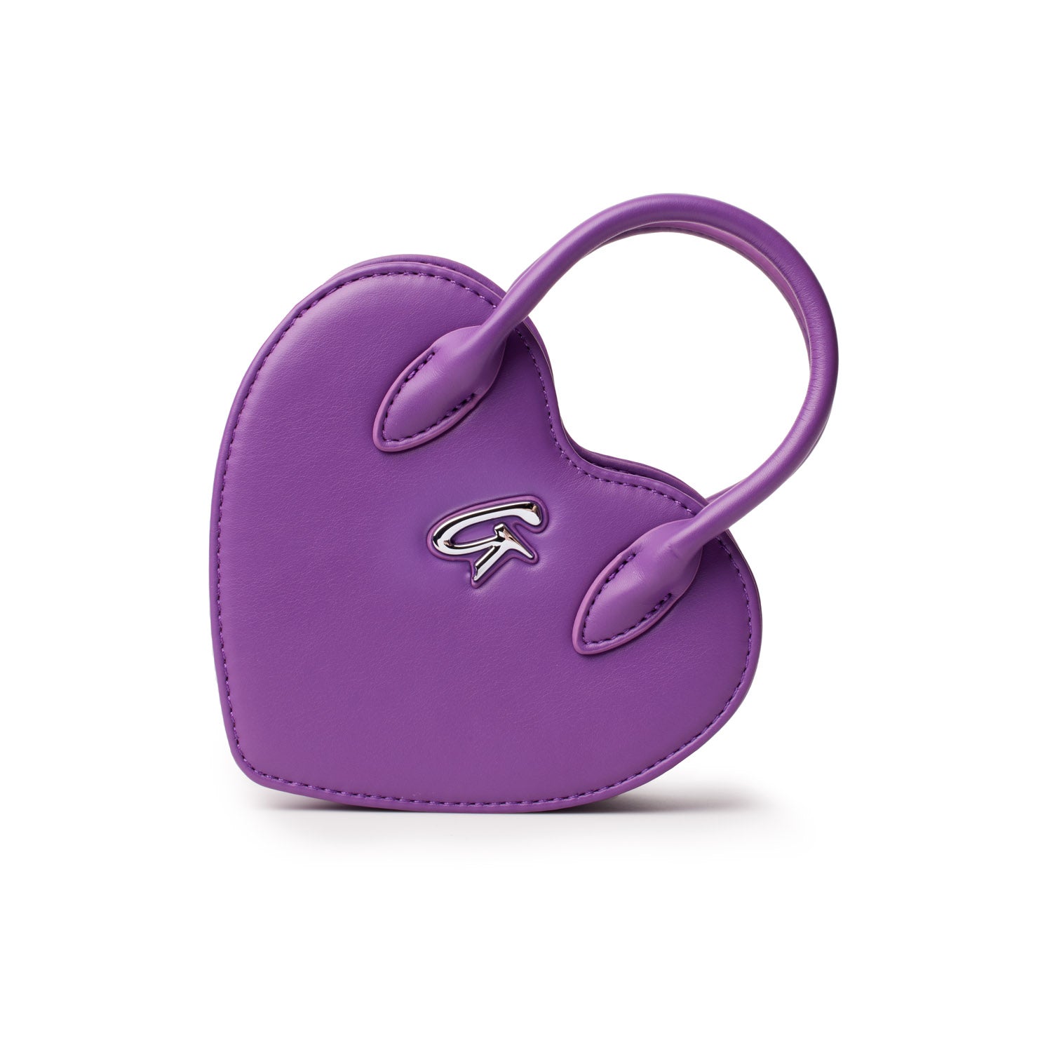 Mini Heart Bag - Purple Crossbody Purse for Women, Trendy Small Handbag for Date Night, Party & Everyday Use