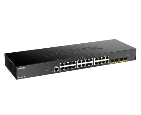 D-Link DGS-1250-28X 28-Port 10G Smart Managed Switch - High-Speed Network Switch for Business & Data Centers - Ideal for Office Networking, Server Connectivity & Enterprise IT Infrastructure