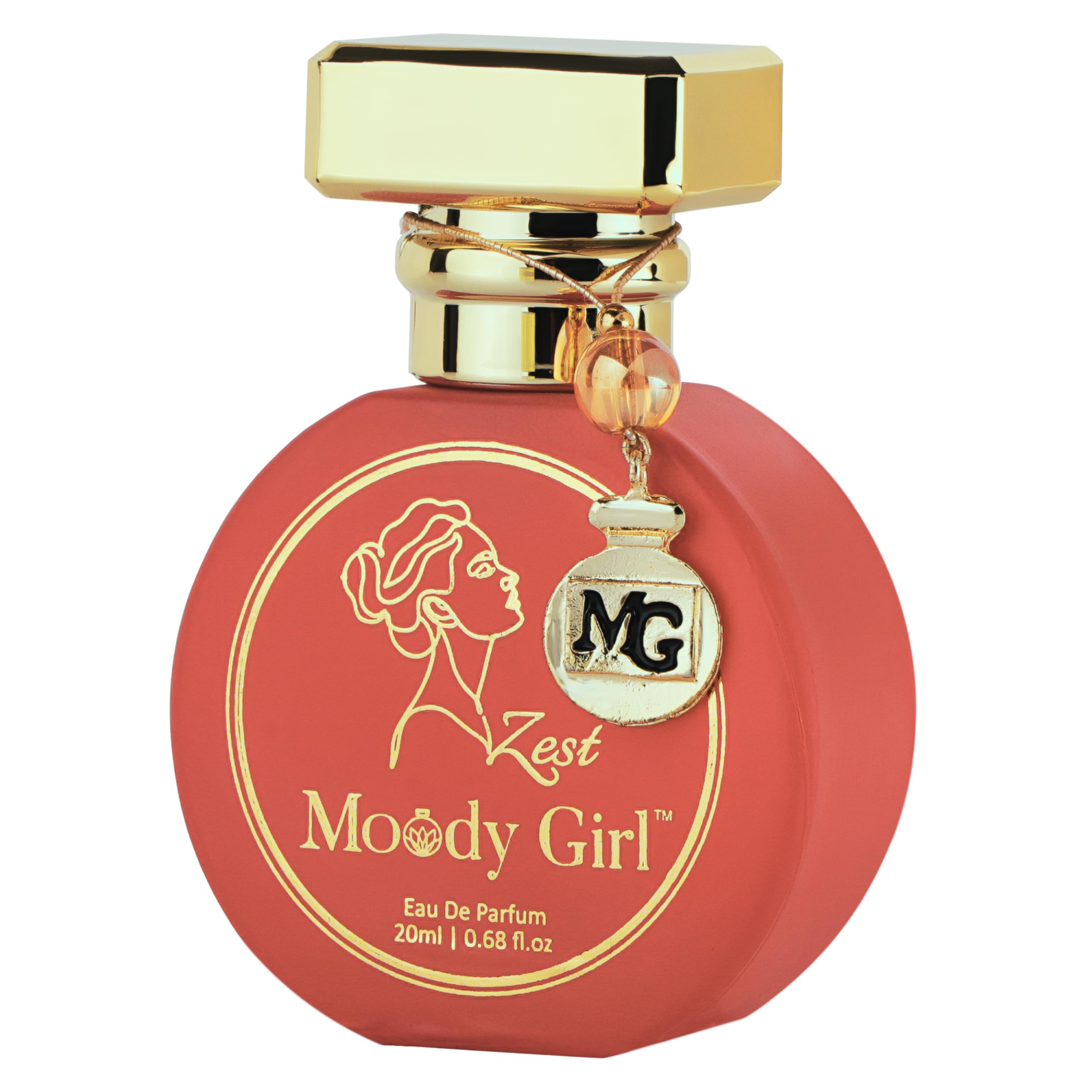 Moody Girl Zest Luxury Perfume for Women - Fresh Fruity Gardenia Scent | 24 Hour Long Lasting Musk Fragrance | Perfect Gift for Her | Great for Date Night, Office & Special Occasions (20ML)