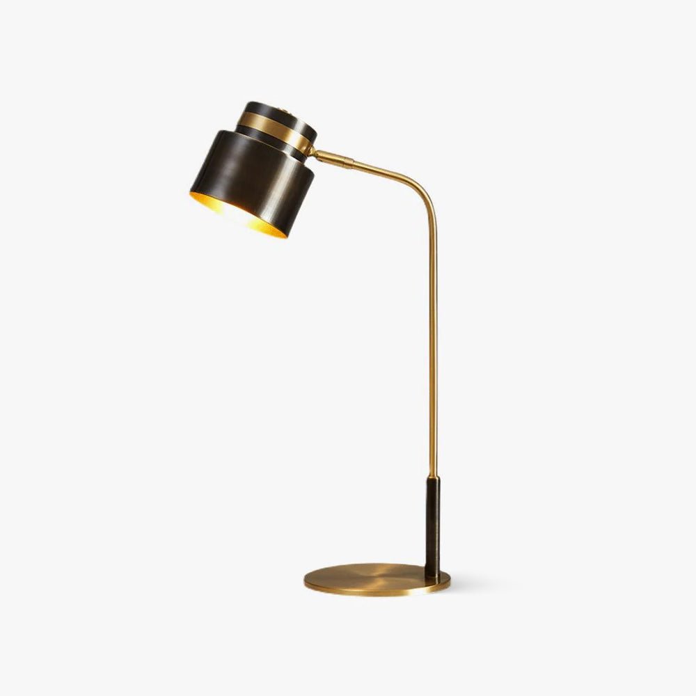 Ari Scandustrial Table Lamp - Vintage Industrial Style Desk Light for Living Room, Bedroom & Office Decor | Adjustable Height & Dimmable Lighting