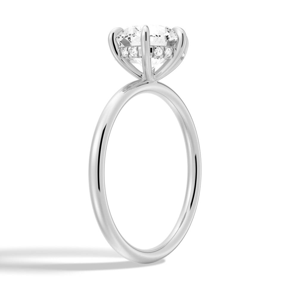 Exquisite 6-Prong Solitaire Moissanite Engagement & Wedding Ring Set for Couples - Matching Men's Band - Perfect for Proposals, Anniversaries & Romantic Occasions