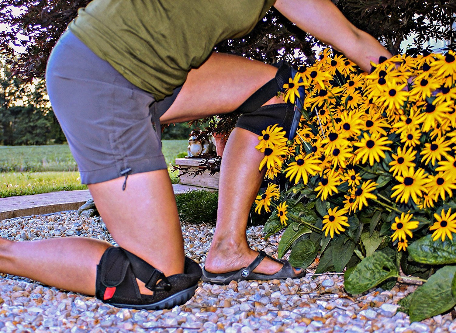 Tactical Knee & Elbow Pads for Work, Construction, Gardening - Heavy Duty EVA Foam with Gel Cushion for Comfort & Support