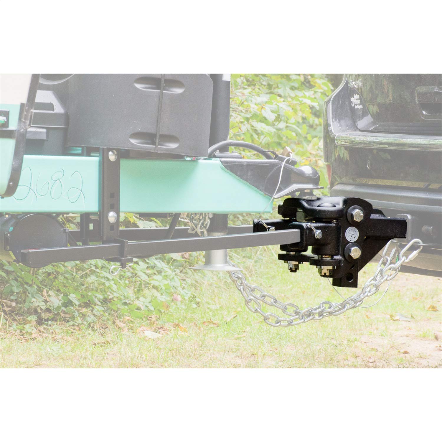 CURT 17509 TruTrack Weight Distribution Hitch Head - Black Replacement for Towing Stability | Perfect for Travel Trailers & Heavy-Duty Towing