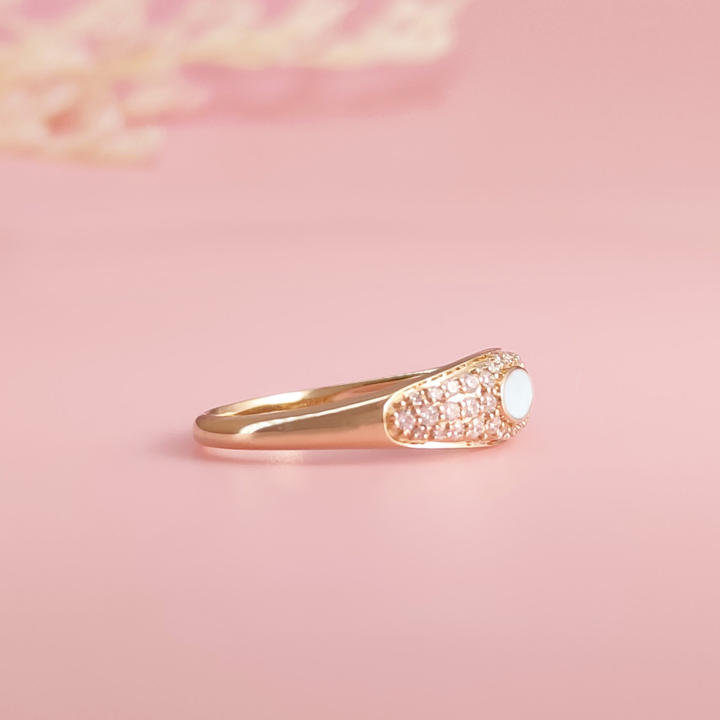 Celestial Glow Breastmilk Ring - Memorial Jewelry for Moms, Keepsake for Breastfeeding Mothers - Perfect for Everyday Wear, Special Occasions & Cherished Memories