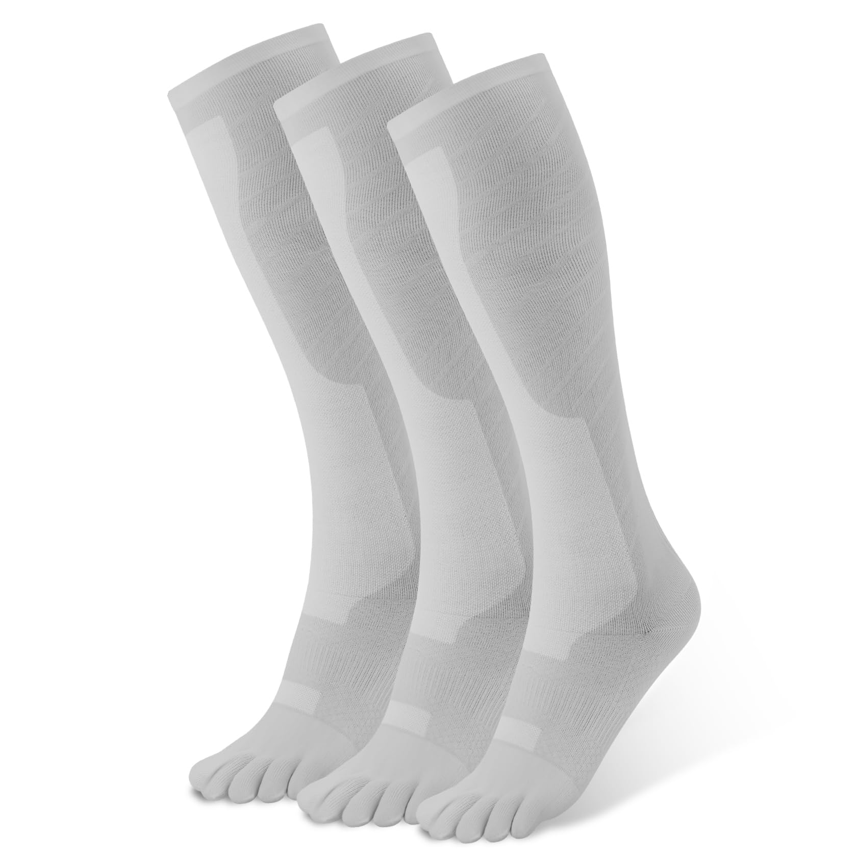 Compression Socks for Women & Men - Knee High Graduated Support Toe Socks - Ideal for Running, Nursing, Travel & Long Flights - Improve Circulation & Reduce Swelling
