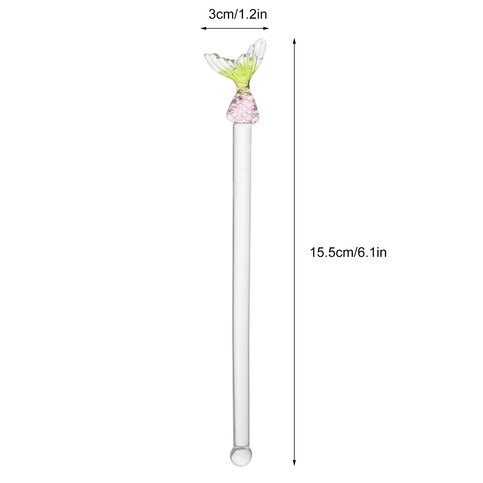 Hemoton 2-Piece Stainless Steel Cocktail Stirrers - Swizzle Sticks for Mixing Drinks, Beverage Decor, Old Fashioned Cocktails - Perfect for Home Bars, Parties & Mixology Enthusiasts