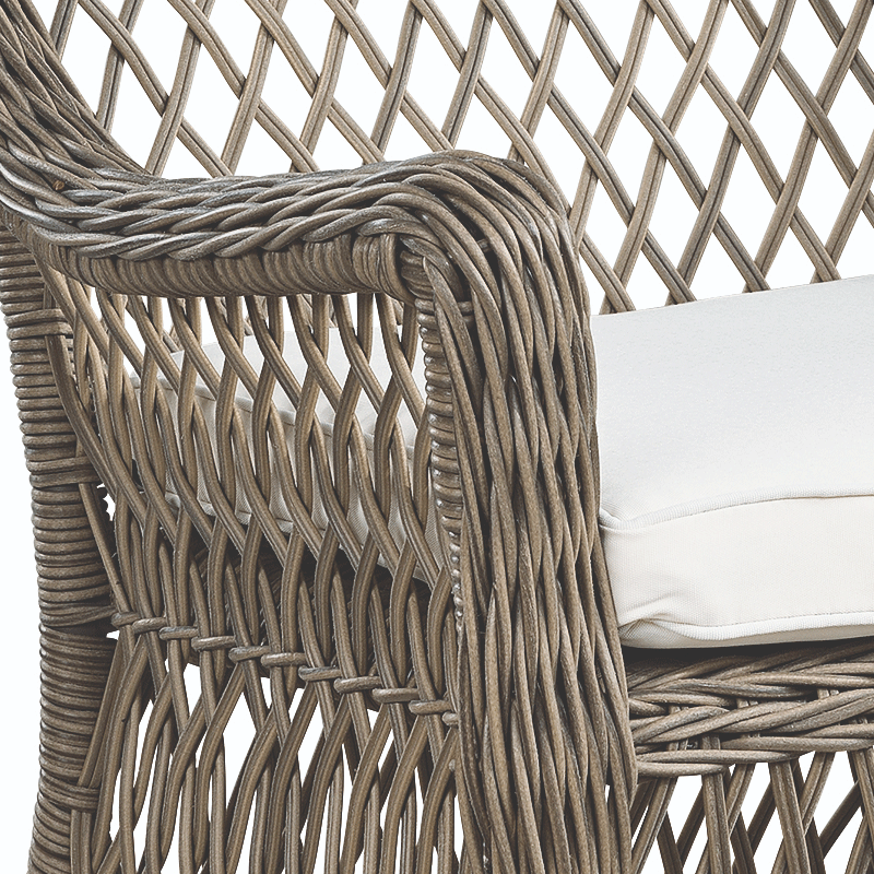 Artwood Marbella Outdoor Dining Chair - Weather-Resistant Patio Furniture for Garden, Poolside & Backyard - Comfortable & Durable Dining Set Chairs