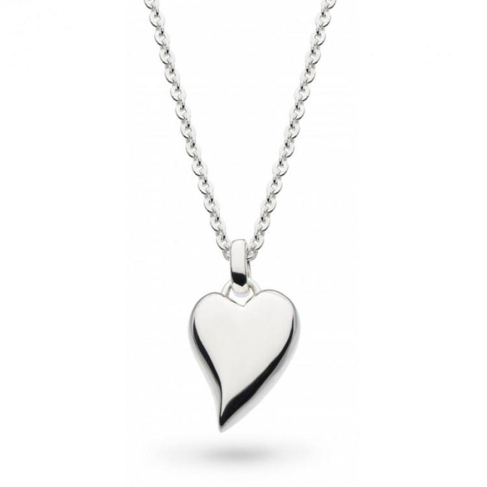 Silver Desire Cherish Heart Necklace for Women - Elegant Sterling Silver Pendant with Heart Charm, Perfect for Valentine's Day Gifts, Anniversary Presents & Romantic Occasions