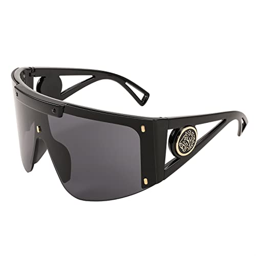 Black Frame & Grey Lens