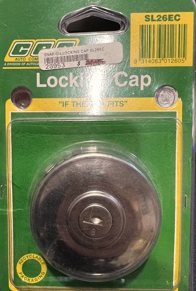 CPC Locking Petrol Cap - Compatible with Holden Torana HB LC, Toyota Landcruiser FJ40 FJ45 FJ55, Delta & Daihatsu Trucks SL23 | Anti-Theft Fuel Tank Cap for Off-Road Vehicles & Classic Car Restoration