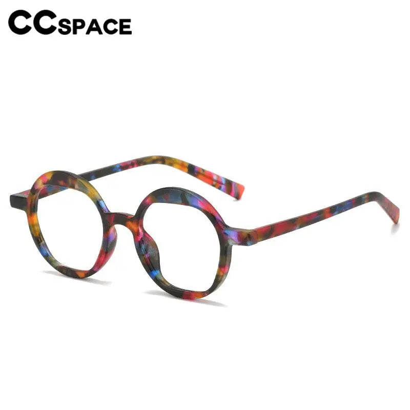 CCspace Women's Full Rim Square TR90 Eyeglasses Frame 56898 - Lightweight & Durable for Work, Reading & Fashion