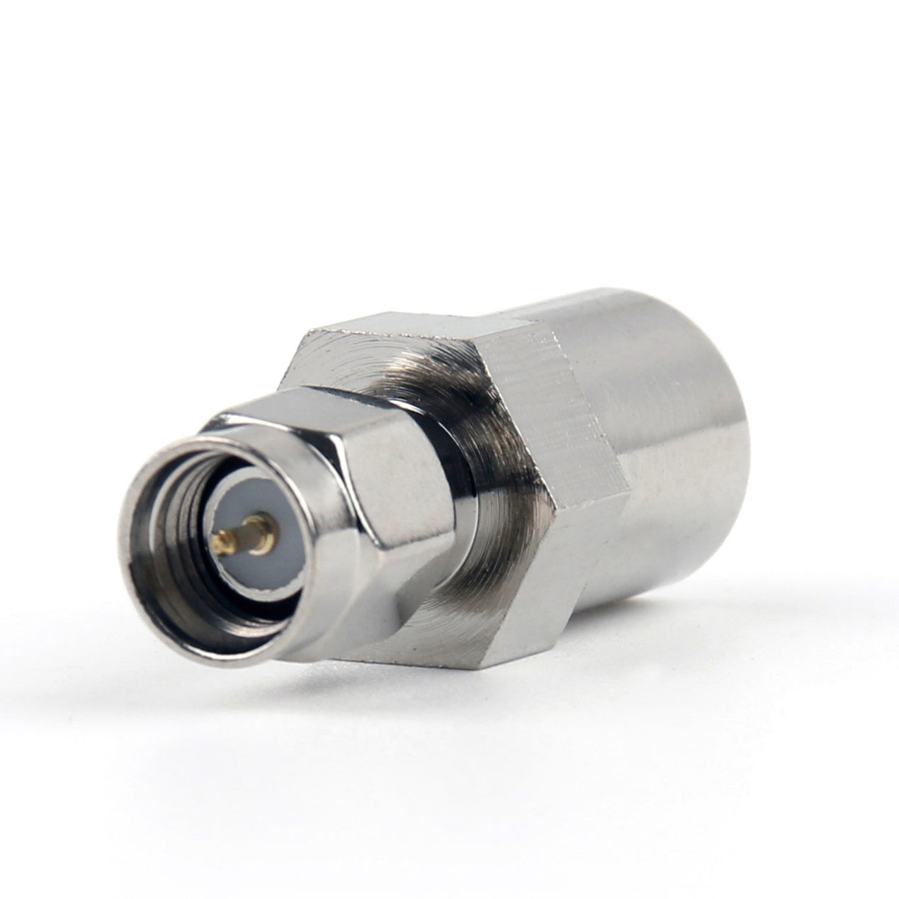 10Pcs FME Male to SMA Male RF Connector Adapter - Straight M/M for Antenna, Radio, and Wireless Communication Devices