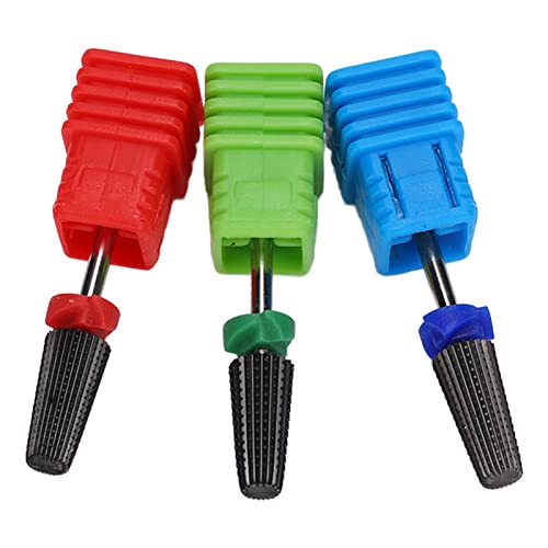 Professional Tungsten Steel Nail Drill Bits - Dust-Free for Electric Nail Machine | Manicure & Pedicure Use