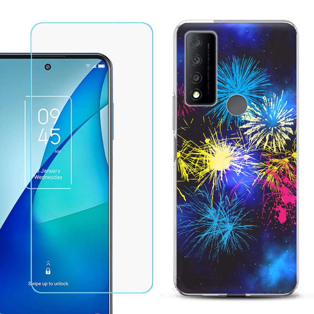 TCL 30 XE 5G Slim Gel TPU Case with Screen Protector - Durable Protection for Everyday Use