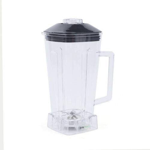 2L Black Commercial Smoothie Blender 2200W - Variable Speed Control (1-10 Gears), BPA-Free Countertop Blender for Smoothies, Juices, Ice Crushing - Perfect for Restaurants, Cafes & Home Kitchens (110V)