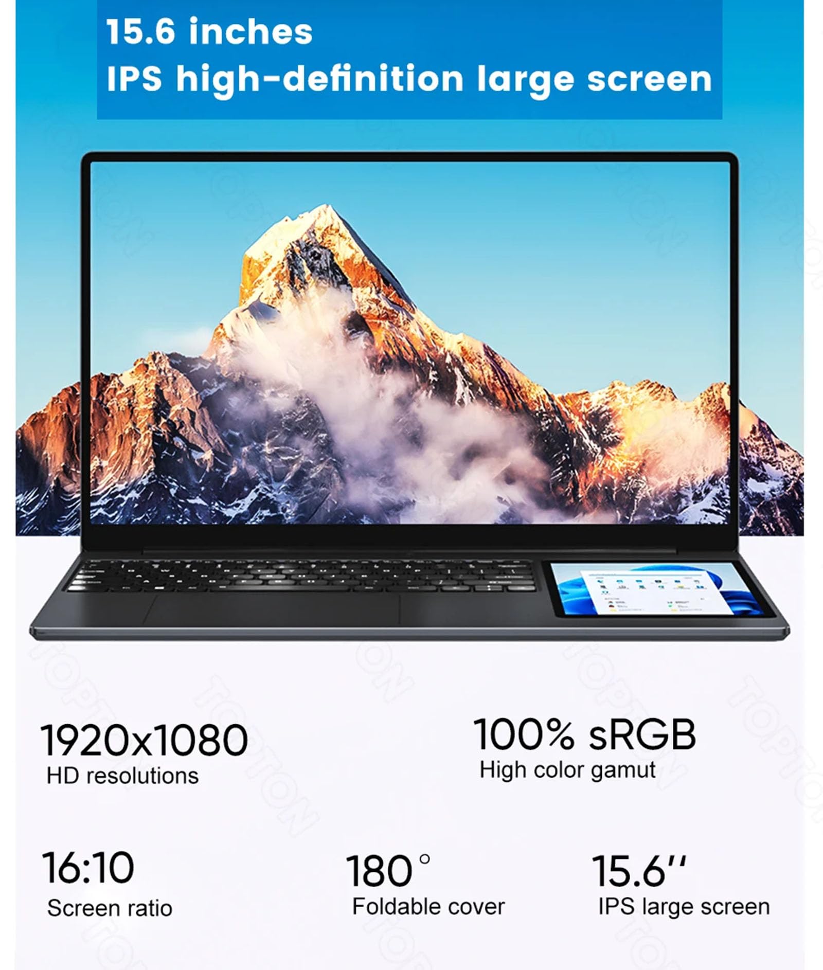 Tuofudun L10 Dual Screen Laptop - 15.6