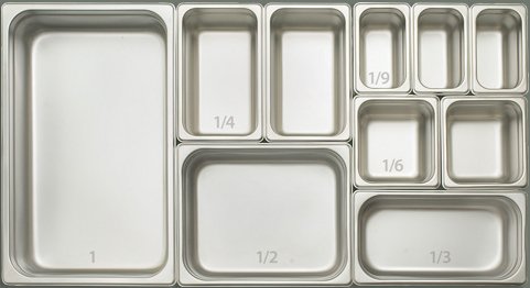 Tiger Chef 6-Inch Full-Size Stainless Steel Anti-Jam Steam Table Pans - 6-Pack Commercial Grade Food Warming Pans for Buffets, Catering & Restaurant Use