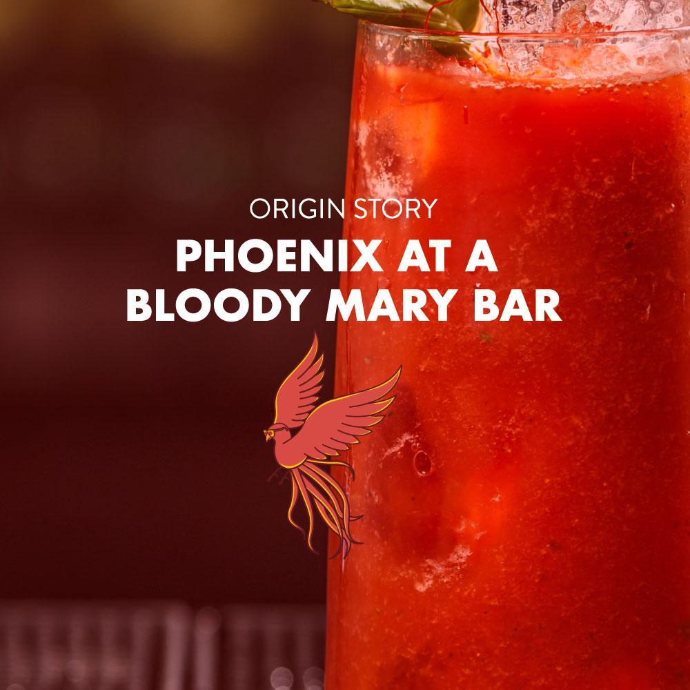 Phoenix at a Bloody Mary Bar (OG's) - Premium Cocktail Mix for Brunch, Parties & Home Bars | Best Bloody Mary Mix for Authentic Flavor
