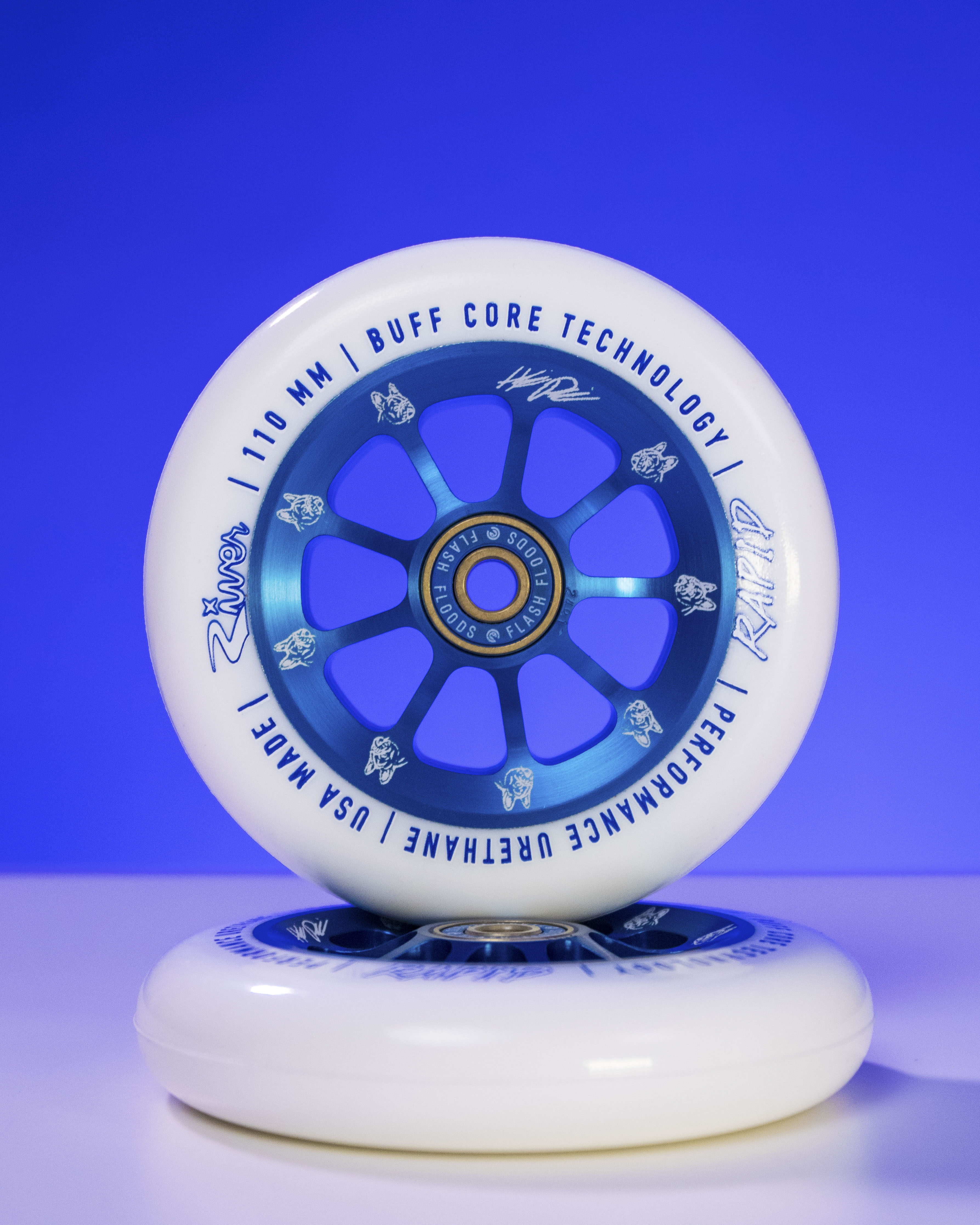 River Helmeri Pirinen Signature Glides Wheels - Premium Skateboard Wheels for Smooth Riding - Perfect for Street Skating, Park Tricks & Longboard Cruising
