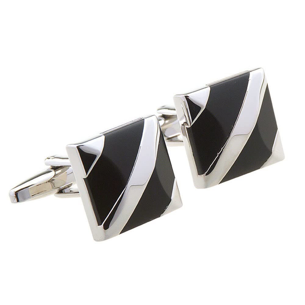 Men's Brass Shell Cufflinks - Elegant Tuxedo Shirt Studs & Button Cuff Links for Wedding, Formal Events & Business Attire - Perfect Gift for Groomsmen, Fathers & Professionals