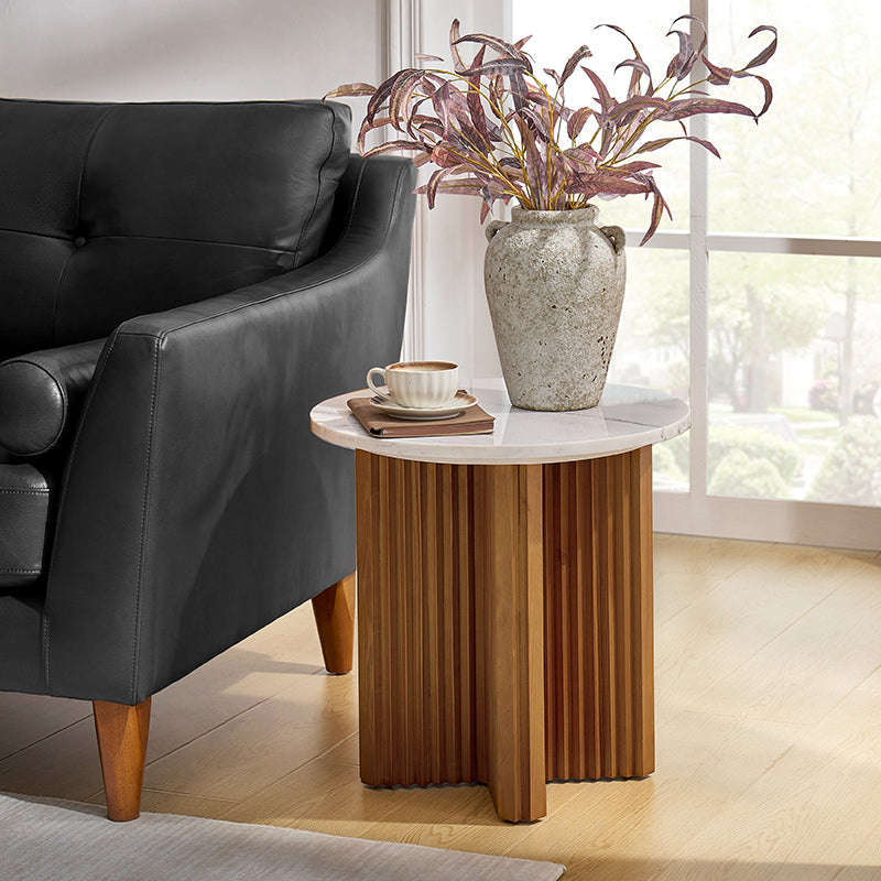 Oswald 2-Piece Living Room Coffee Table Set with Optional Side Table - Modern End Tables for Small Spaces, Sofa & Living Room Decor