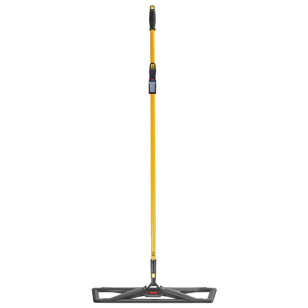 Rubbermaid Commercial 24-Inch Maximizer Dust Mop Pad with EZ Access Scraper - Heavy Duty Floor Cleaning for Schools, Hospitals & Offices