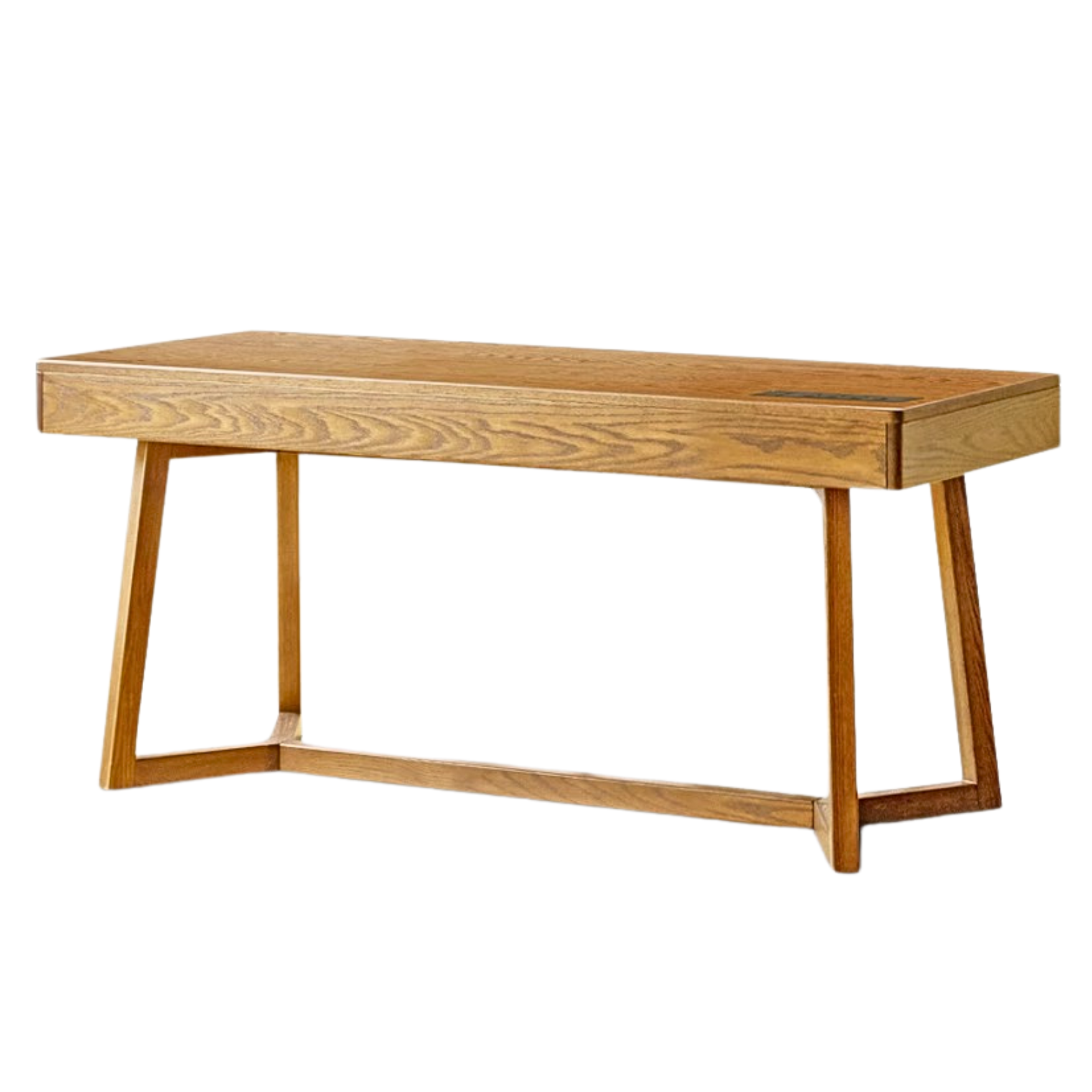 Premium Black Walnut & Oak Solid Wood Italian Modern Office Desk - Executive Home Office Furniture for Professionals & Remote Work