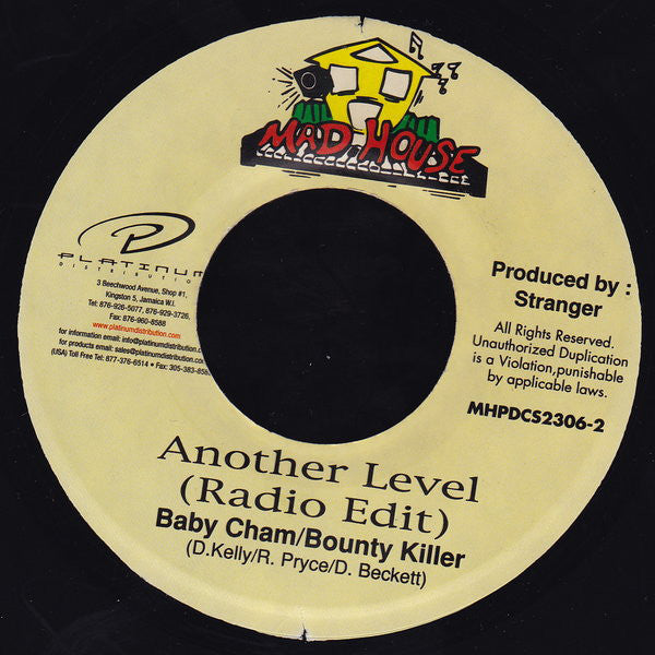 Baby Cham & Bounty Killer - Another Level (Vinyl Record 7