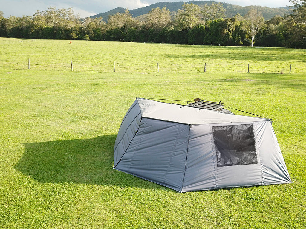 180° Degree Wing Awning Walls for RV Camping - Waterproof Outdoor Canopy Extension with Easy Setup - Perfect for Patio, Backyard, and Camping Shelter