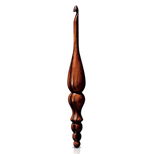Premium FURLS Alpha Series Crochet Hook - 4.5mm (G+) Blackwood Ergonomic Handle for Comfortable Crocheting - Perfect for Amigurumi, Blankets, and DIY Craft Projects