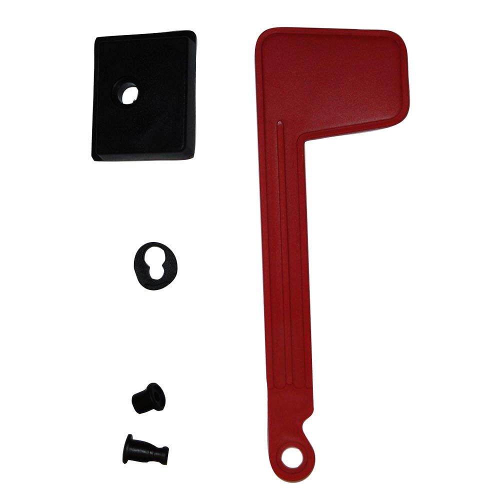 Rust-Proof Plastic Red Mailbox with Replacement Flag Kit - Gibraltar RFL10000 for Residential & Commercial Mail Security