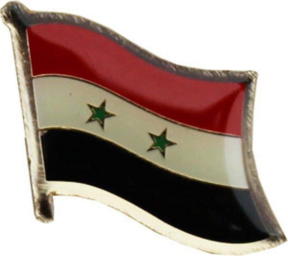 36 Pack Syria Country Flag Lapel Pins for Bike Hats & Motorcycle Gear - Durable Studs for Clothing, Caps & Accessories - Perfect for Bikers, Collectors & Patriotic Events
