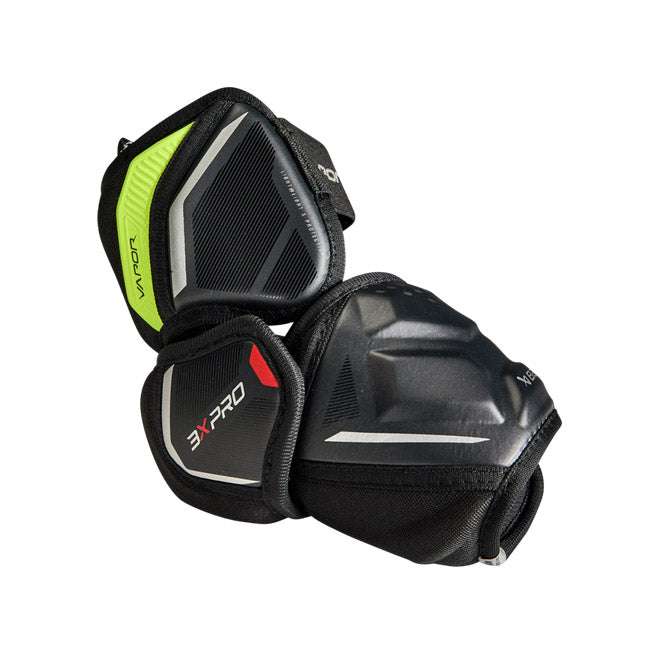 Bauer Vapor 3X Pro Junior Ice Hockey Elbow Pads - Youth Protective Gear for Ice Hockey Practice & Games - Lightweight & Durable Elbow Guards for Young Players
