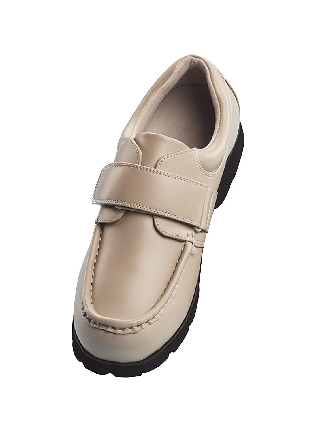 Carol Wright Gifts Men's Velcro Strap Walking Shoes - Comfortable Slip-On Sneakers for Elderly & Disabled | Perfect for Daily Wear, Travel & Outdoor Activities