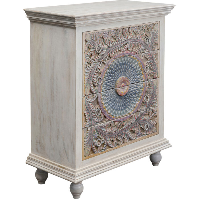 Goa Dresser 90x110cm - Modern Wooden Dresser with 6 Drawers for Bedroom Storage & Organization