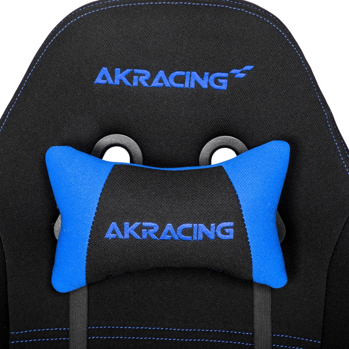 AKRacing K7012 Ergonomic Gaming Chair - High Back Racing Style with Adjustable Lumbar Support & Headrest - Black & Blue - Perfect for PC, Office, and Esports Gaming Setup