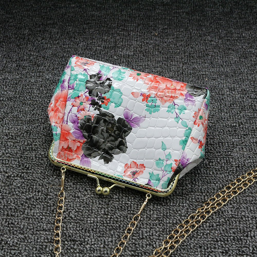 Stylish Women's Leather Shoulder Bag - Crossbody Messenger Purse with Printed Design for Phone & Essentials | Perfect for Work, Travel & Daily Use
