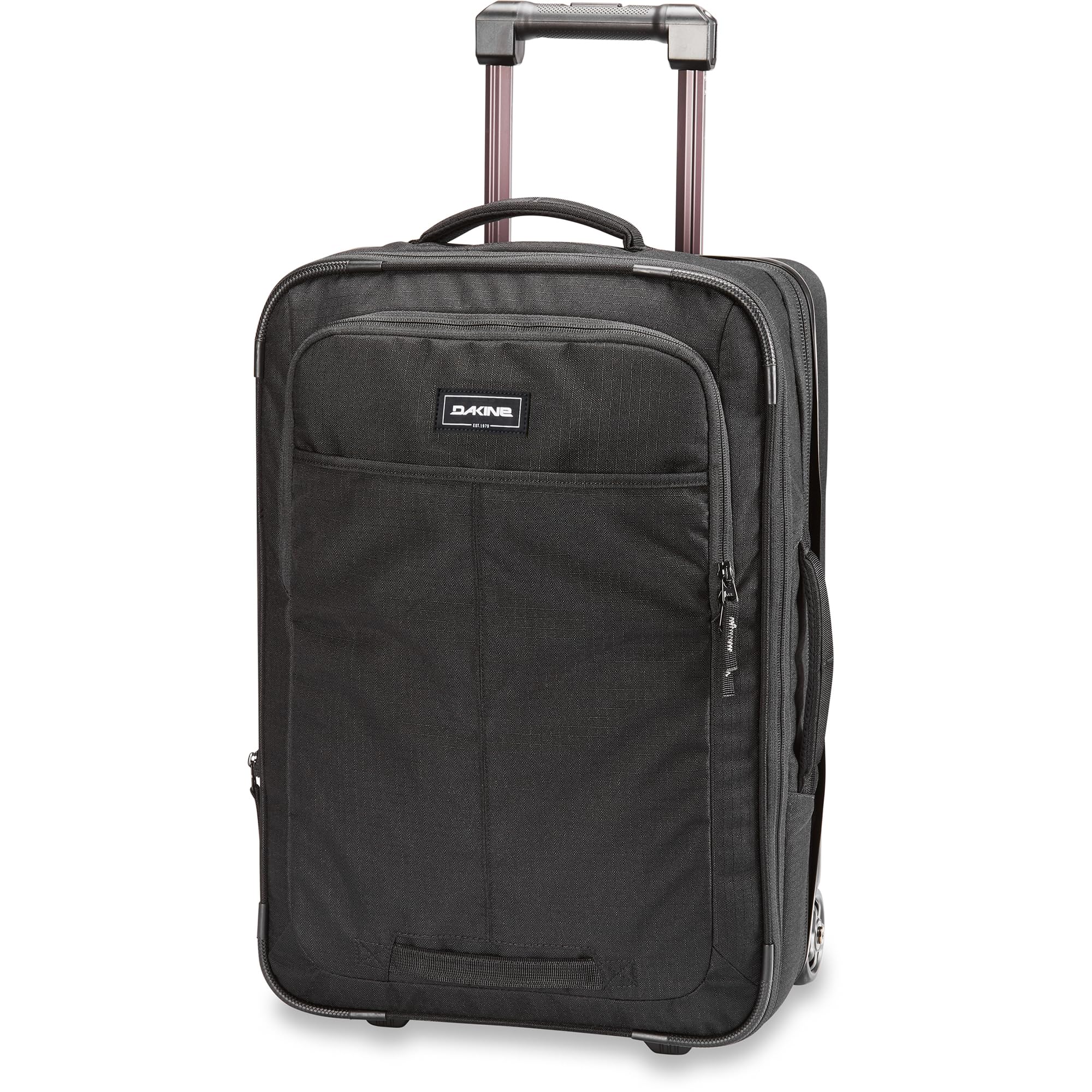 Dakine Status Roller 42L Travel Backpack - Black, One Size Carry-On Luggage for Business Trips & Weekend Getaways
