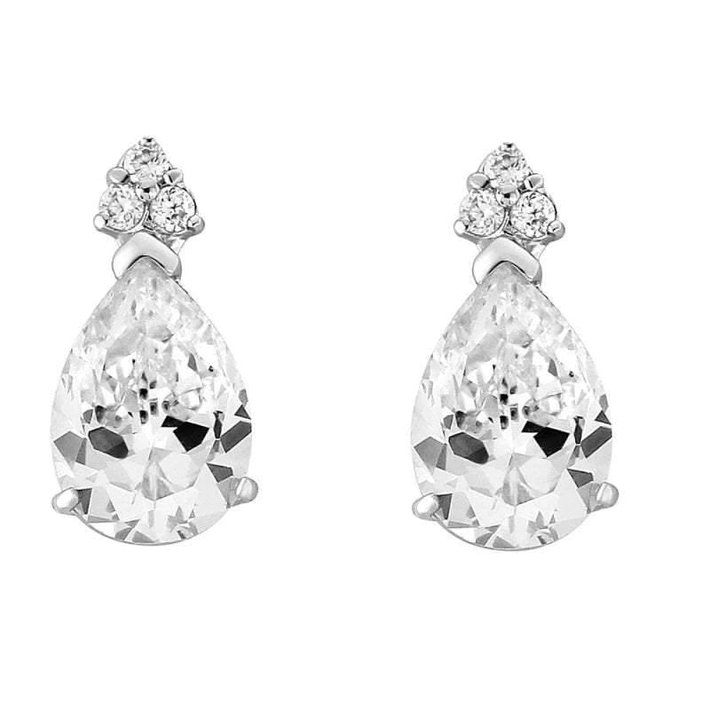 Elegant Silver Crystal Wedding Jewelry Set 3516 - Perfect for Bridal Accessories, Anniversary Gifts & Special Occasions