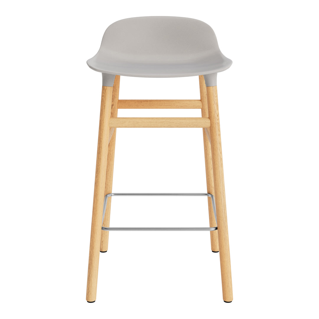 Modern Wooden Counter Stool with Sturdy Wood Legs - Perfect for Kitchen Islands, Bars, and Breakfast Nooks